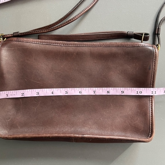 Vintage Coach Womens Shoulder Leather Bag Quiet Luxury Old Money Unlined - Picture 6 of 10